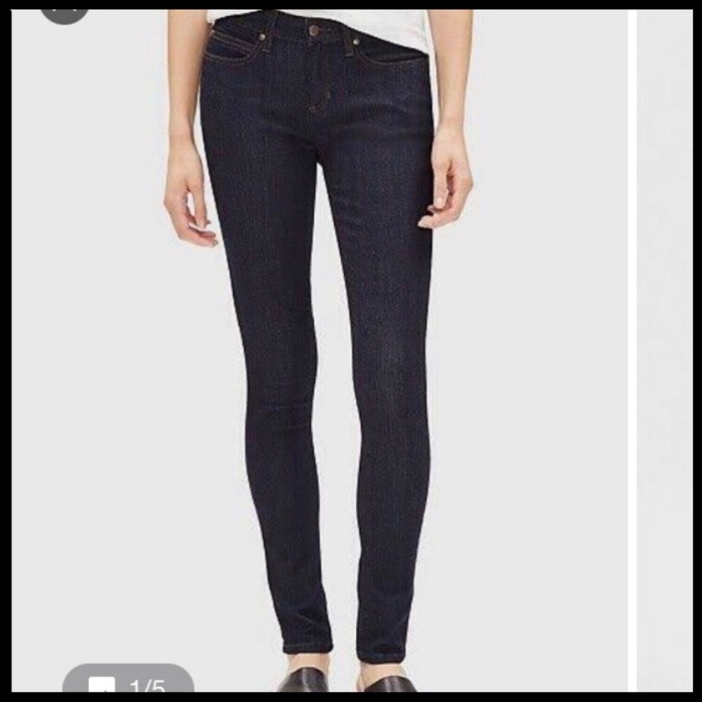 EILEEN FISHER JEANS BLACK SIZE 2
